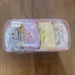 すみっコぐらし 靴下4足セット 収納ポーチ付き