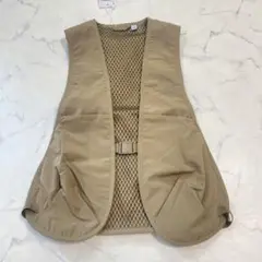 【未使用レベル】ユーティリティベスト　ジャケット　ベージュ　S