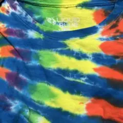 Liquid Blue タイダイ Tシャツ XXL マルチカラー　デザイン抜群