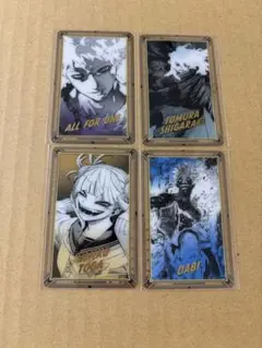 僕のヒーローアカデミア　原画展　箔押しクリアカードコレクション　ヴィラン