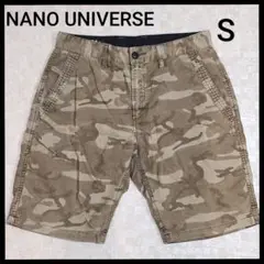 NANO UNIVERSE　ナノユニバース　ハーフパンツ　カモフラ　メンズ　S