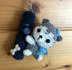 ハンドメイド　ワンちゃんリップケース