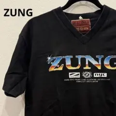 ZUNG・メンズTシャツ　LARGEサイズ　ブラック⭐︎