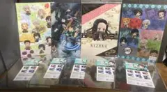 鬼滅の刃　クリアファイルと下敷きの９点セット
