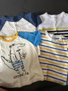 夏服 Tシャツ ボーダー 80