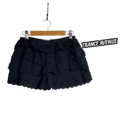 TRANCE AVENUE ☆ ブラック レース フリル ショートパンツ F