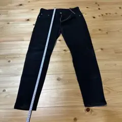 EDWINエドウィンJERSEYS黒デニムパンツ ウエスト80cm ED08