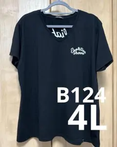 4L Vネック Tシャツ