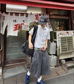 00's unknown 短丈チェックシャツ　City boy