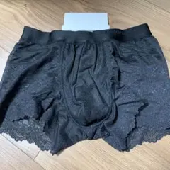 Wacoal レース ボクサーパンツ Mサイズ ブラック