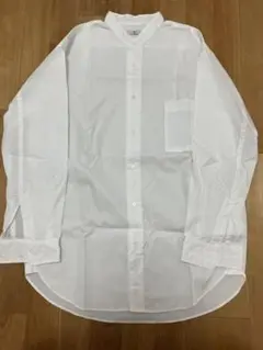 ユニクロ＋J スタンドカラーシャツ　ホワイト