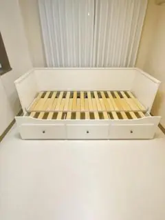 【お引取り】IKEA HEMNES ヘムネス デイベッドフレーム（引き出し×3）
