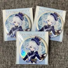 公式正規品　フリーナ　3点　缶バッジ　原神　フォンテーヌ　等身　立ち絵