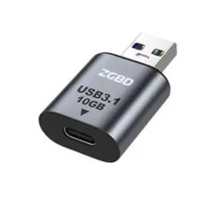 USB TypeC 変換アダプタ USB 3.1 TypeC USB TypeA