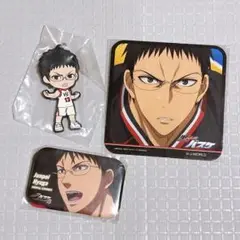 黒バス 日向 ラバマス コースター 缶バッジ JW LAST GAME 一番くじ
