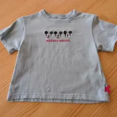 Disney ミッキーマウス Tシャツ 水色