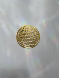 運気を呼び込むフラワーオブライフ 神聖幾何学模様切り絵7㎝