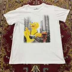 海外古着 セサミストリート エルモ フォト キャラ Tシャツ