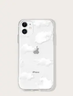 iPhone14 ケース　韓国風　雲　スマホケース