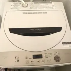 洗濯機 SHARP ES-GE6E 2021年製