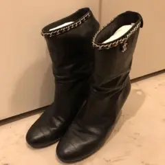 早い者勝ち 入手困難 CHANEL ブーツ 黒 39