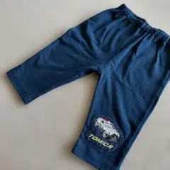 トミカ 警察車両刺繍入り ネイビーパンツ 90
