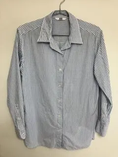 UNIQLO ストライプ長袖シャツ S