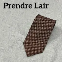 Prendre Lair シルク ネクタイ 幾何学模様　柄物　スーツ　メンズ小物
