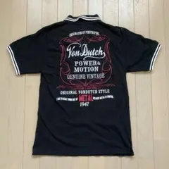 Von Dutch・ボンダッチ・ポロシャツ・黒・ブラック・M