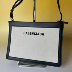 Balenciaga 美品 ネイビーポシェット ショルダーバッグ バレンシアガ