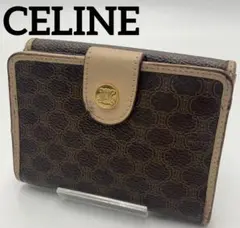 CELINE セリーヌ 財布 二つ折り マカダム Wホック おしゃれ ブランド