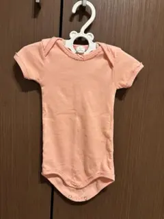 プチバトー　ピンク ベビー肌着 6m