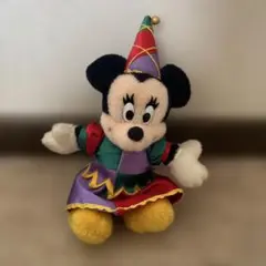 ミニーマウス ぬいぐるみバッジ