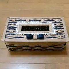 minoriページ　エコクラフト　クラフトバンド　ゴミ箱とティッシュケース minori様専用ページ エコクラフト クラフトバンド ゴミ箱と