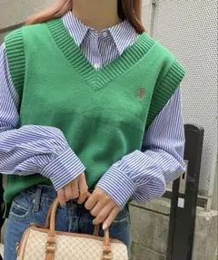 WEGO/U.S. POLO ASSN. 別注カラーワンポイントベスト