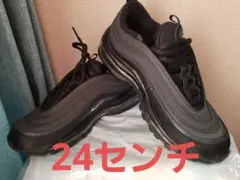 1/5お正月最終特別セール【NIKE!エアマックス97】24cmブラック【美品】