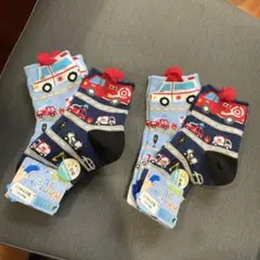 みみ付きくつした　男児　4足