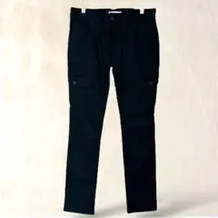 【SOYOUS／ソユーズ】カジュアルパンツ　ブラック　M　サイドポケット　着回し