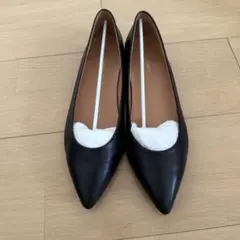 【美品】J&M DAVIDSON スタッズヒールパンプス （ブラック）23.5