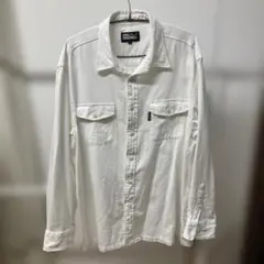 FIRST DOWN 長袖シャツ 3L ホワイト