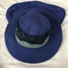モンベル帽子メッシュ紺色デタッチャブル シェード ハット Kid's