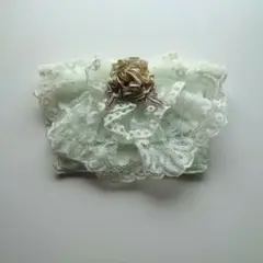 ミントグリーン レースファッション小物
