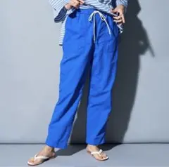 美品！ノーリーズ！ナイロン撥水タフタベイカーパンツ！ブルー