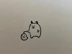 消しゴムはんこ/肝試しうさぎさん