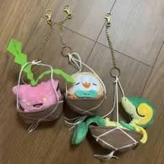 【希少品】 ツタージャ モクロー マスコット ガーデニング ポケモンセンター限定 希少品】 ツタージャ モクロー マスコット ガーデニング
