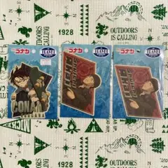 【新品未開封】名探偵コナン　トラベルステッカー　コナン　赤井秀一　3枚セット