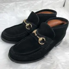 ✨良品✨ ホースビット GUCCI スエード チャッカブーツ ショートブーツ