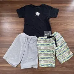 男の子　キッズ　Tシャツ　ハーフ　パンツ　セット　まとめ売り　140