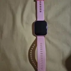 デジタル腕時計 ピンク シリコンバンド