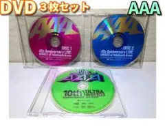 AAA／DVD3枚（4th／10th）（ディスクのみ）